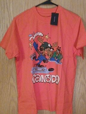 Slushy Noobz Canada Shirt Featuring Hockey Rocky and Bullwinkle